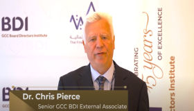 GCC BDI 15th Anniversary message, Dr. Chris Pierce