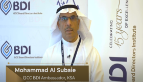 GCC BDI 15th Anniversary message, Mohammed Al Subaie, GCC BDI Ambassador